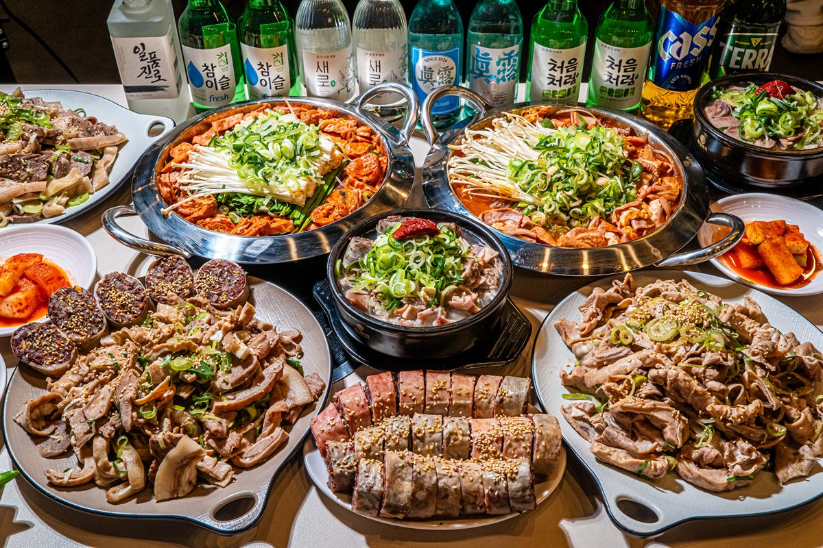 창평국밥 한 상 차림